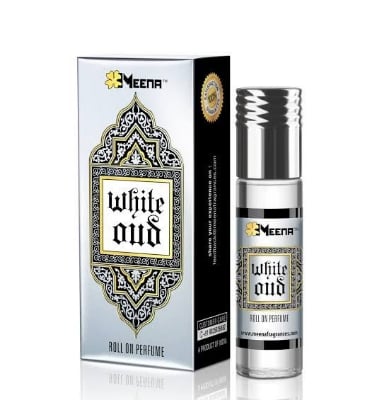 Picture of White Oudh-Made In India-Roll On Perfume Oil 8ml Meena-White