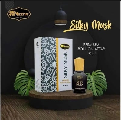 Picture of SILKY MUSK -10 ML PERFUME ROLL-ON  LONG LASTING ATTAR-INDIA |-White
