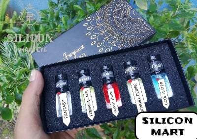 Picture of Soft Perfume Type Attar for Gift - Attar Combo Pack 5 in 1 for Men & Women --Body