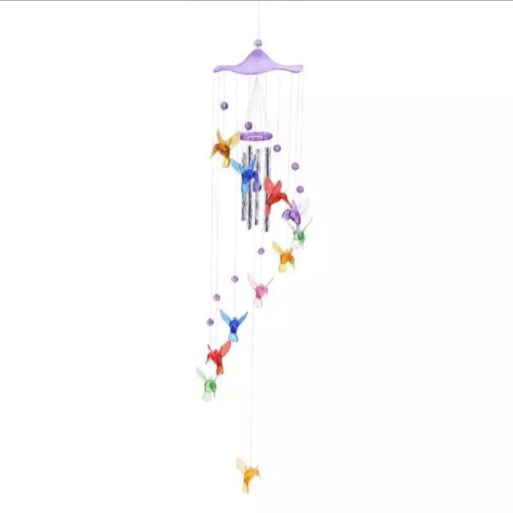 Picture of Home indoor decoration wind bell hanging ornament memorial wind chimes |-Multicolor