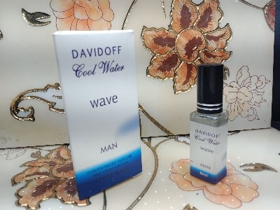 Picture of Cool Water Wave Concentrated pocket Perfume Oil Long Lasting Non-alcoholic Fragrance - 6ml |-Blue