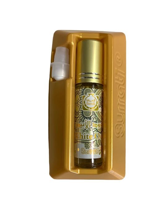 Picture of White Oud by Surrati Concentrated Attar Long Lasting Fragrance Halal Perfume Oil (Saudi Arabia) - 6ml |-White