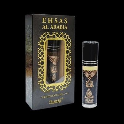 Picture of Ehsas Al Arabia - 6ml Roll-on Perfume Oil by Surrati-Black