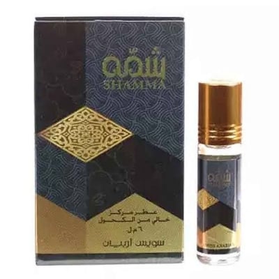 Picture of Perfume Swiss Arabian Shamma-oil perfume 6 ml-perfume Swiss Arabian Shamma-Maroon