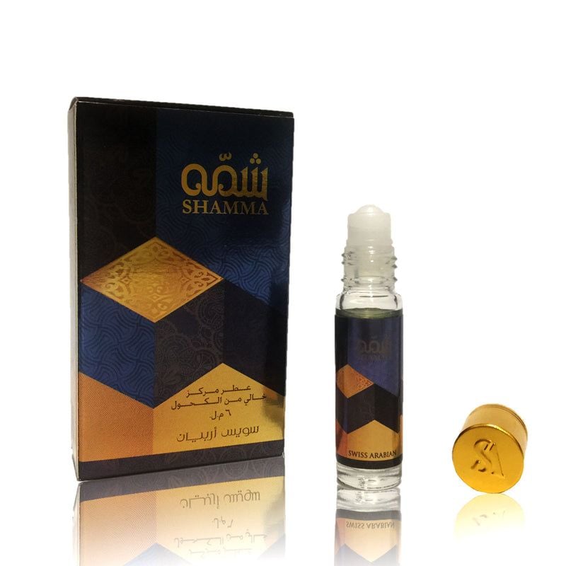 Picture of Perfume Swiss Arabian Shamma-oil perfume 6 ml-perfume Swiss Arabian Shamma-Maroon