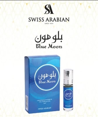 Picture of Swiis Arabian Blue Moon Eau De Parfum for Women 6 Ml-Blue