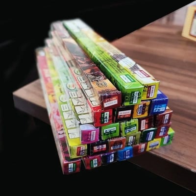 Picture of 25 Small Boxes Indian Incense Sticks Lavender Meditation Rose Incenses Tibetan Scents Home Fragrance Aromatherapy Stick-Multicolor