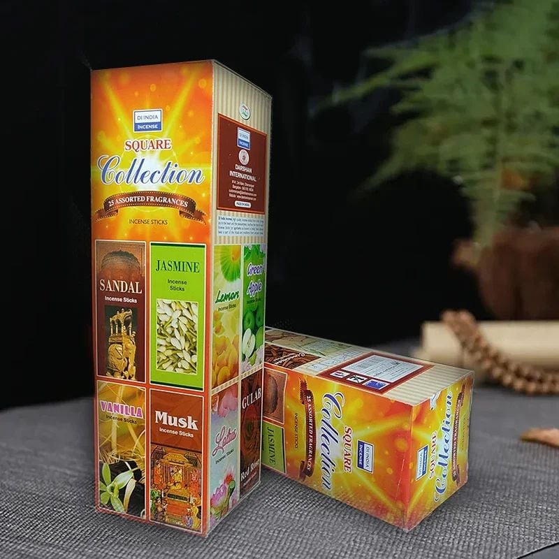 Picture of 25 Small Boxes Indian Incense Sticks Lavender Meditation Rose Incenses Tibetan Scents Home Fragrance Aromatherapy Stick-Multicolor