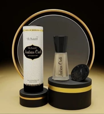 Picture of Al Nuaim Arabian Oudh Roll On Attar Non Alcoholic Arabian Oud Long Lasting Perfume - 6ml |-White