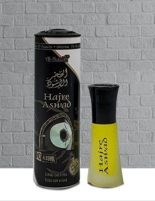 Picture of AL-NUAIM Hajre Aswad  Attar Roll-On - 6 ml (-Black