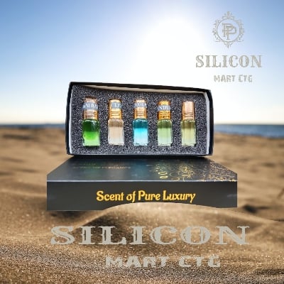 Picture of ROYAL Fragrance Traditional 5pcs different Fragrance combo perfume for Mens Non-alcohol Perfume Package-Body