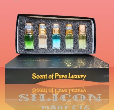 Picture of ROYAL Fragrance Traditional 5pcs different Fragrance combo perfume for Mens Non-alcohol Perfume Package-Body