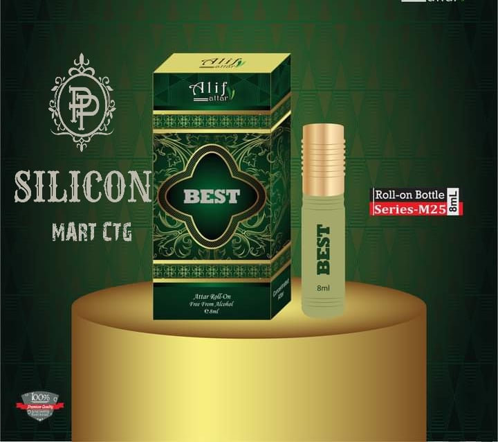 Picture of Best By Alif Attar Long Lasting Roll On Non Alcoholic Perfume (১০০% হালাল) - 8ml |-Body