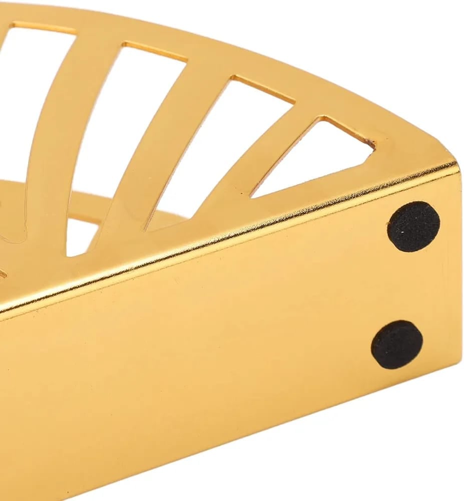 Picture of Creative Gold Metal Tissue Holder Storage Organizer Napkin Holder For Dinner Table-Gold
