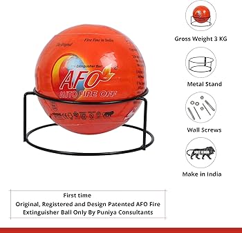 Picture of AFO (Auto Fire Off) Fire Extinguisher Ball-1.3 KG-Red