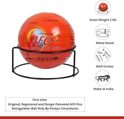 Picture of AFO (Auto Fire Off) Fire Extinguisher Ball-1.3 KG-Red