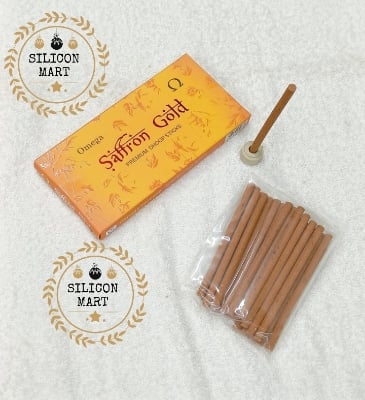 Picture of Saffron Gold Premium Bambooless Dhoop Sticks-Yellow
