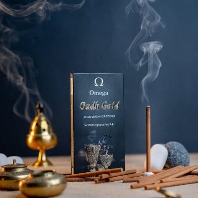 Picture of Oudh Gold Premium Bambooless Dhoop Sticks Omega Incense-Multicolor
