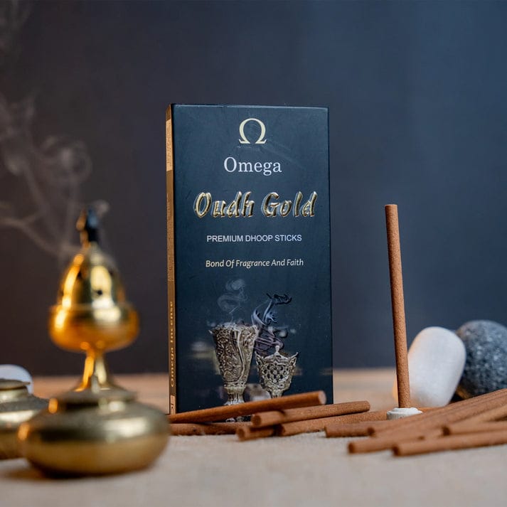Picture of Oudh Gold Premium Bambooless Dhoop Sticks Omega Incense-Multicolor