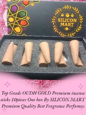 Picture of Oudh Gold Premium Incense Cones-Multicolor