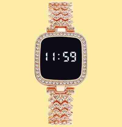 Picture of Luxury Ladies Watch Fashion and stylish For Girls/Ladies--Gold