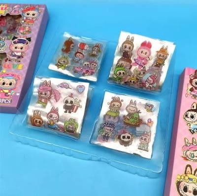 Picture of 100 PCS SANRIO Star Party Good Afternoon Mix Special Design Journal Scrapbook DIY Material Sticker Set-Multicolor