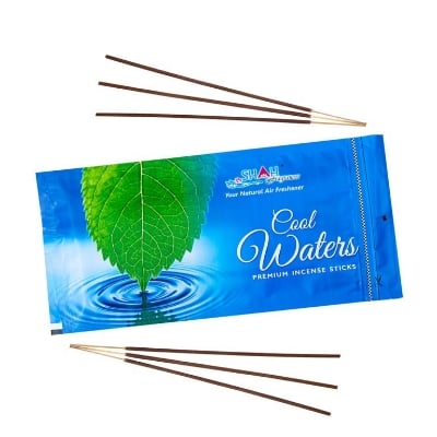 Picture of Shah Fragrances Cool Water Zipper Pack Incense Stick Agarbatti-Blue