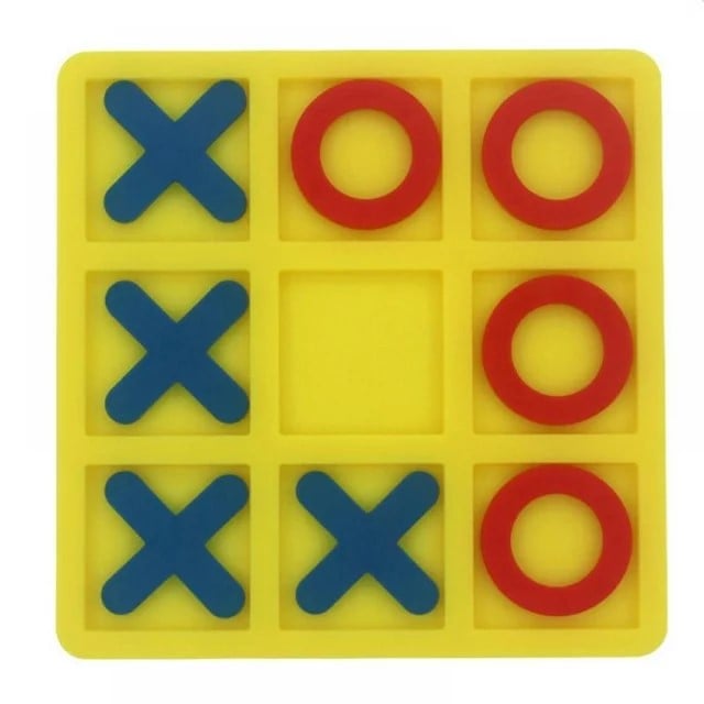 Picture of Tic Tac Toe Toy Classic Portable and Timeless Strategy Game for All Ages-Multicolor
