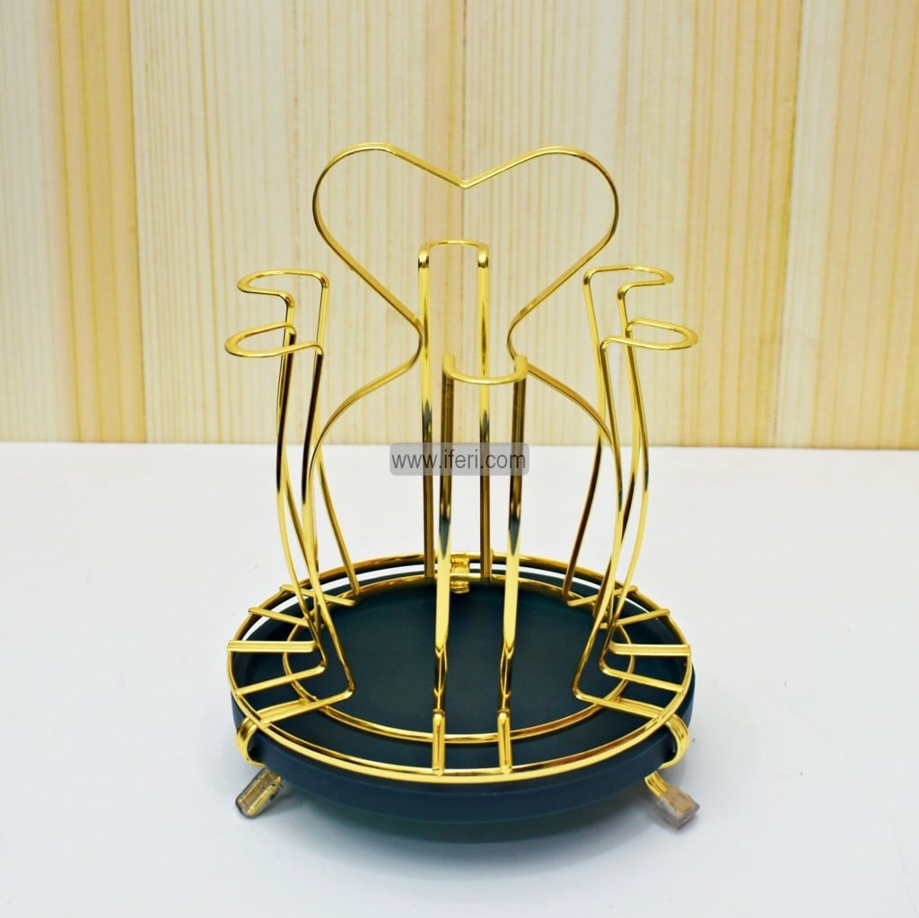 Picture of Glass Stand Rack Holder Stainless Steel,Stainless Steel Dining Table Glass,Mug,Cup Rack Stand Holder-Gold