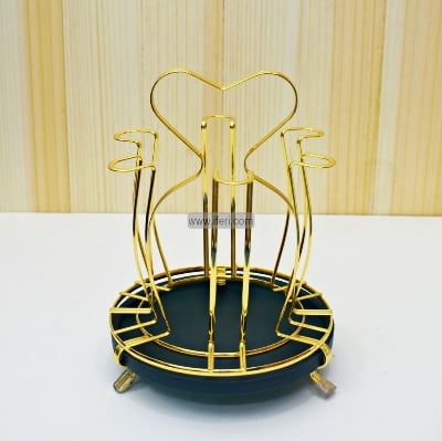 Picture of Glass Stand Rack Holder Stainless Steel,Stainless Steel Dining Table Glass,Mug,Cup Rack Stand Holder-Gold