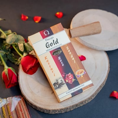Picture of Omega Gold 3 in 1 Bambooless Dhoop Sticks-Multicolor