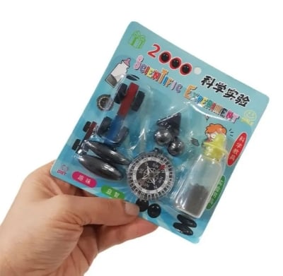 Picture of Science Experiment Magnets KIT for Education Science Experiment Tools with Magnet Car, Compass, Singing Magnets and more |-Multicolor
