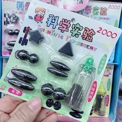 Picture of 11Pc Magnet Set Special Educational Learning Singing Magnets Set - Teaching Material Science Experiment Magnet Kit For Students - Funny Wisdom Toy Entertaining Gift Kit For Kids-Multicolor