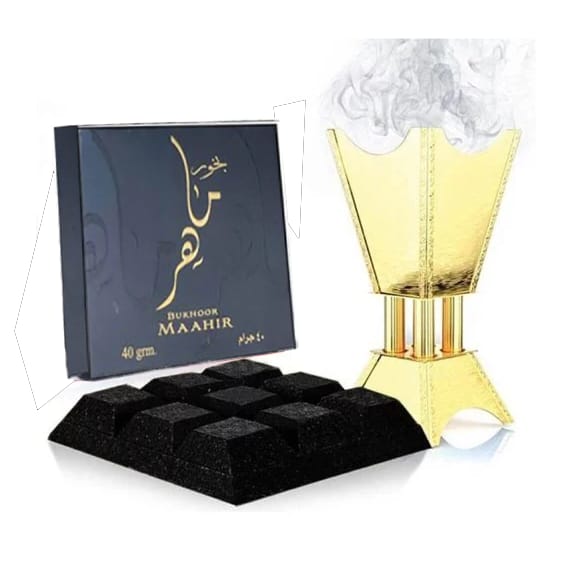 Picture of Ard Al Zaffran ThumbnailArd Al Zaffran  Thumbnail  Thumbnail  Thumbnail  Thumbnail  Thumbnail  Thumbnail  Previous Next   Share | Bukhoor MAAHIR Incense (40gm) by Ard Al Zaafaran-Multicolor