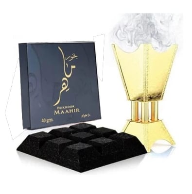 Picture of Ard Al Zaffran ThumbnailArd Al Zaffran  Thumbnail  Thumbnail  Thumbnail  Thumbnail  Thumbnail  Thumbnail  Previous Next   Share | Bukhoor MAAHIR Incense (40gm) by Ard Al Zaafaran-Multicolor