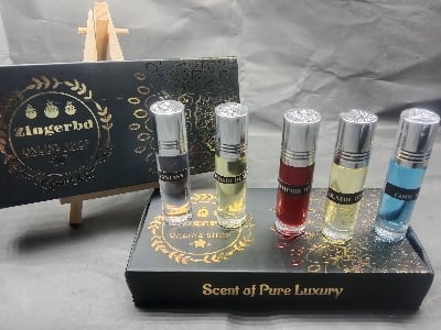 Picture of 5 Piece Different Flavor Perfume Combo Package । Offer only for Eid, 6 ml each, total 30 ml Attar-Body