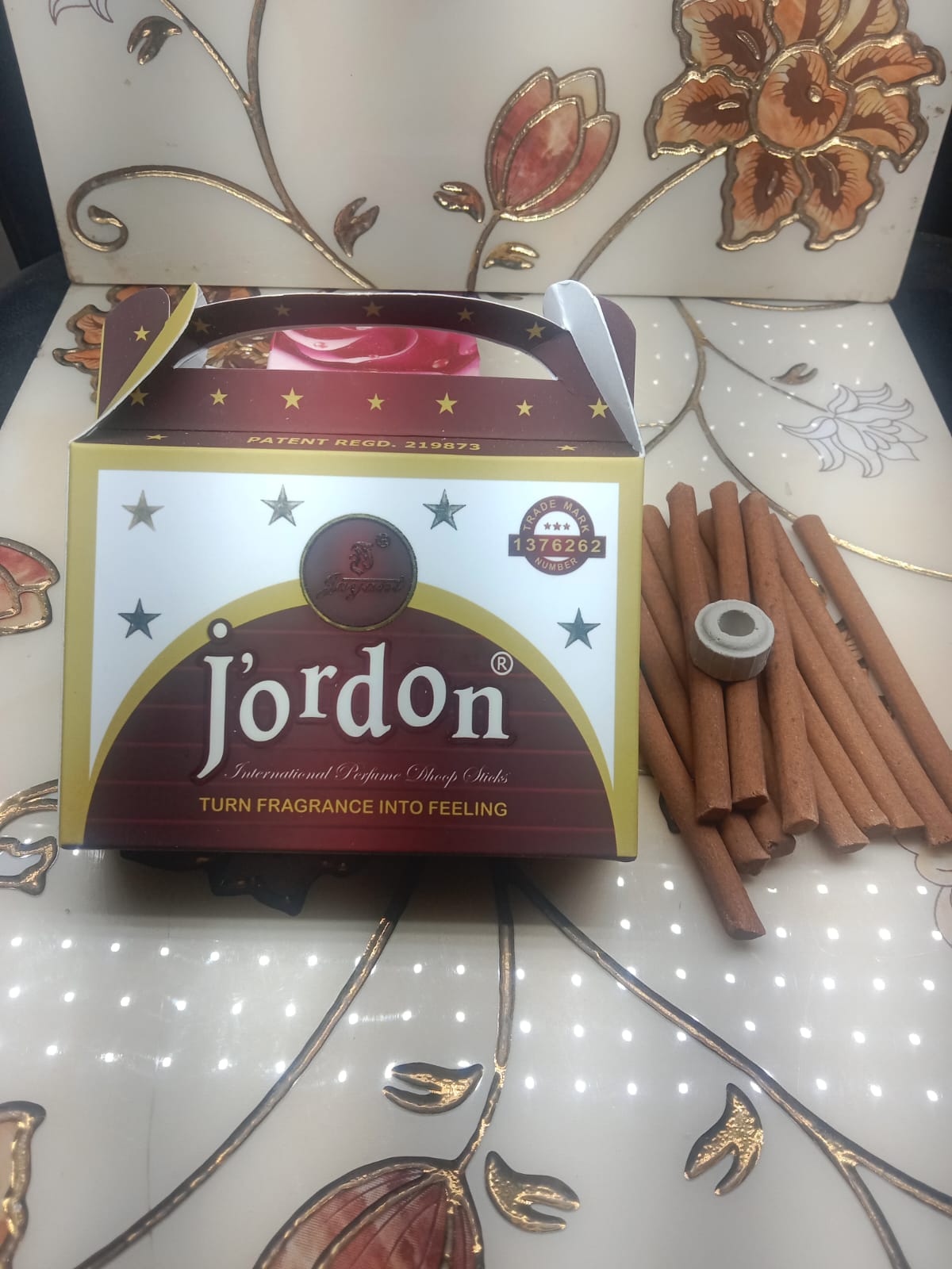 Picture of Jayant Jordon Chandan Dhoop Incense Sticks-Brown