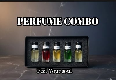 Picture of Traditional 5 pcs Combo Attar 3ml |( Vampire blood, Sultan, Amir Al Oud, Jannatul Ferdous & Maryam )(5*3 ml) |-Body