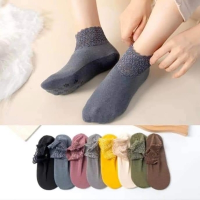 Picture of Winter Warmer Women Thicken Wool Cashmere Snow Socks ,Seamless Floor Sleeping Socks