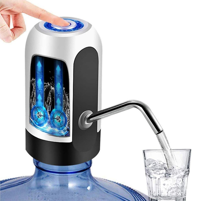 Picture of Automatic Bottle Water Pump Dispenser, Automatic Rechargeable Electric Water Dispenser, Water Bottle Pump, Automatic Water Dispenser, USB charging automatic water pump with water dispenser