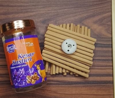 Picture of Kesar Kasturi Premium Dhoop Sticks -Jesal-Multicolor