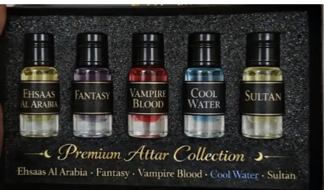 Picture of Ramadan & Eid Special Premium Attar Combo – 5 Pcs Luxury Alcohol-Free Perfume Oil Set-Body