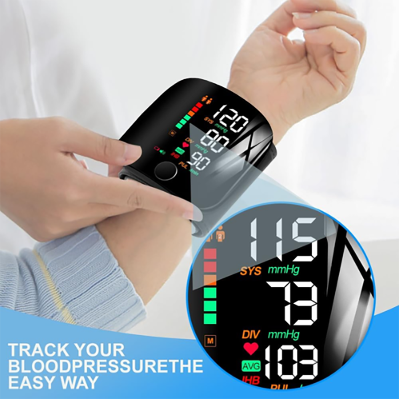 Picture of Automatic Rechargeable Digital Touch Screen Wrist type Blood-Pressure Machine