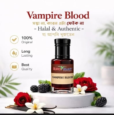Picture of Euro Valley - Vampire Blood -  100 % Halal & Authentic Attar - Mix Free Edition |-Body