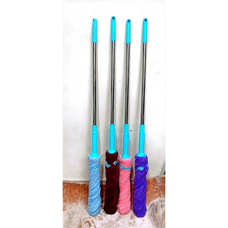 Picture of Konco Mop Floor Cleaning Microfiber Mop Squeeze Flat Mop 360 Rotation Spin Mop Wet/Dry Floor Cleaning Hand Wash Free