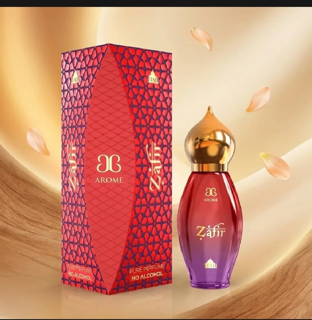 Picture of Arome Zafir Attar 9ML Long Lasting Vanilla Amber Roll On Perfume-Body