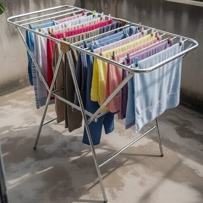 Picture of Stainless Steel Folding Cloth Drying Stand