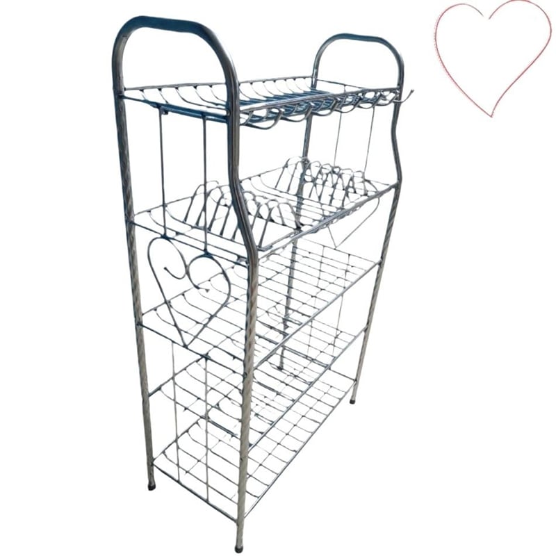 Picture of 2 Layer Dish Drainer Rack Stainless Steel