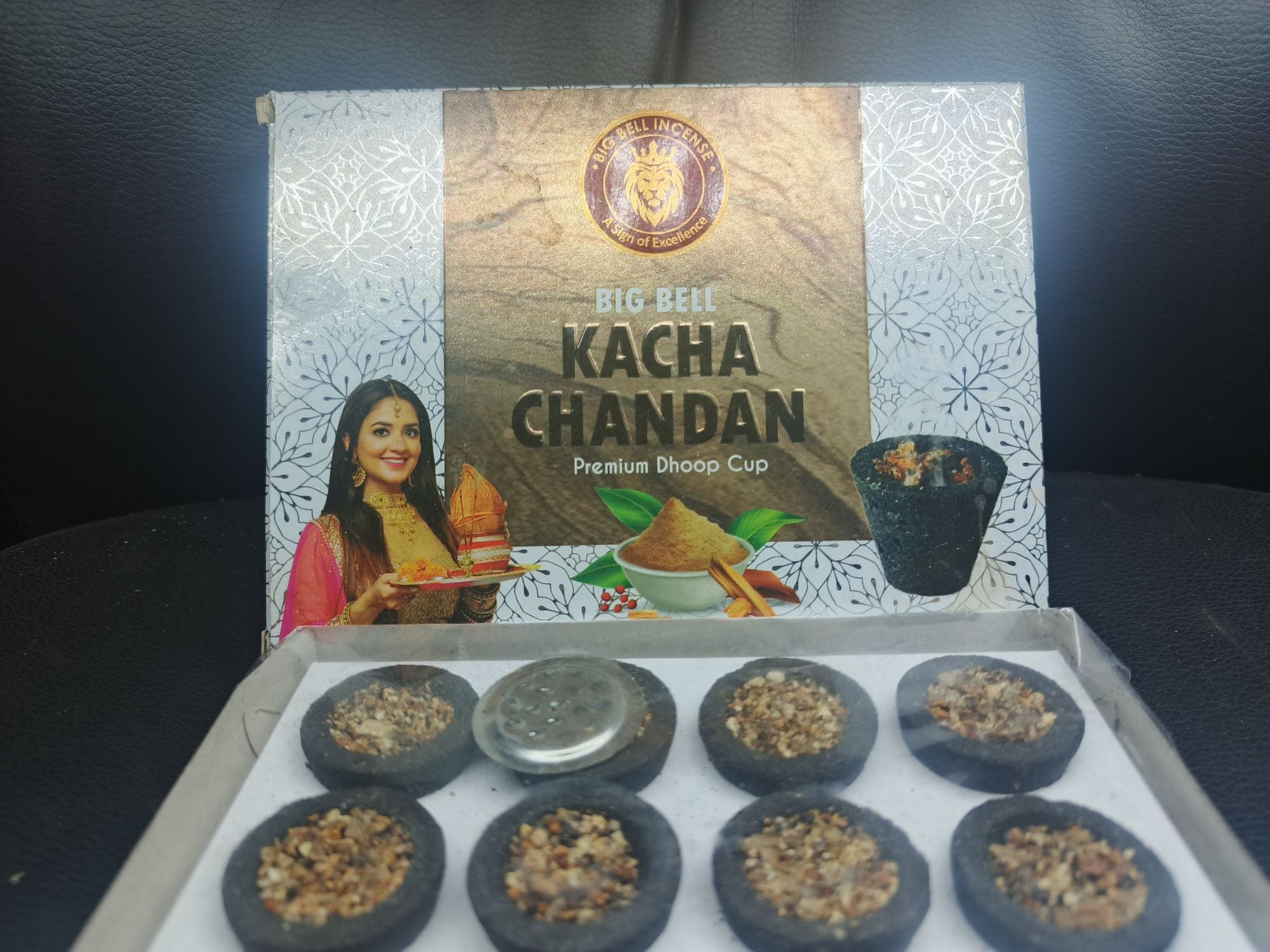 Picture of Kacha Chandan Premium Dhoop Sticks by Big Bell Incense-Multicolor