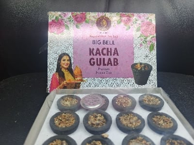 Picture of Kacha Gulab Premium Dhoop Sticks by Big Bell Incense-Multicolor